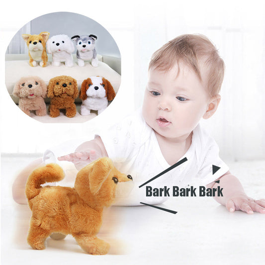 Electric Animal Plush Toys Corgi Teddy