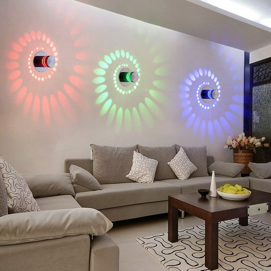 LED Wall Lights Simple Spiral