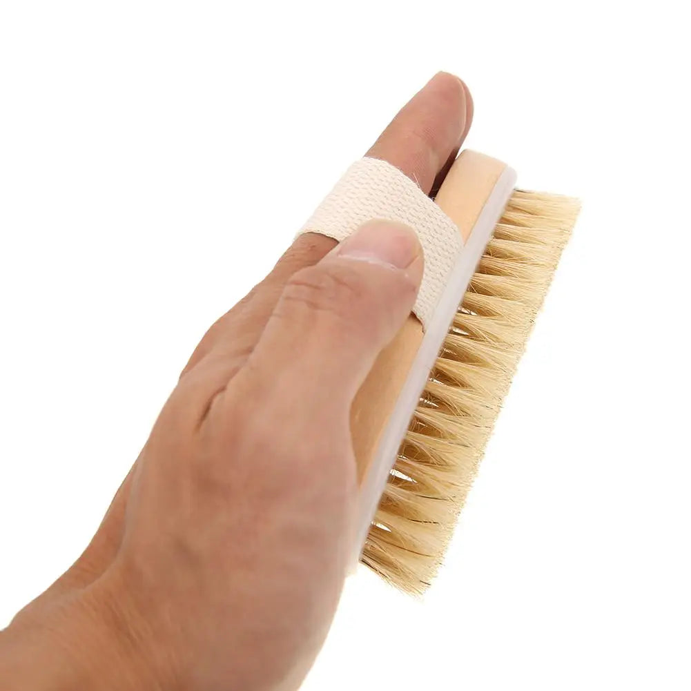 Bathing Brush Dry Skin Body Soft Natural Bristle