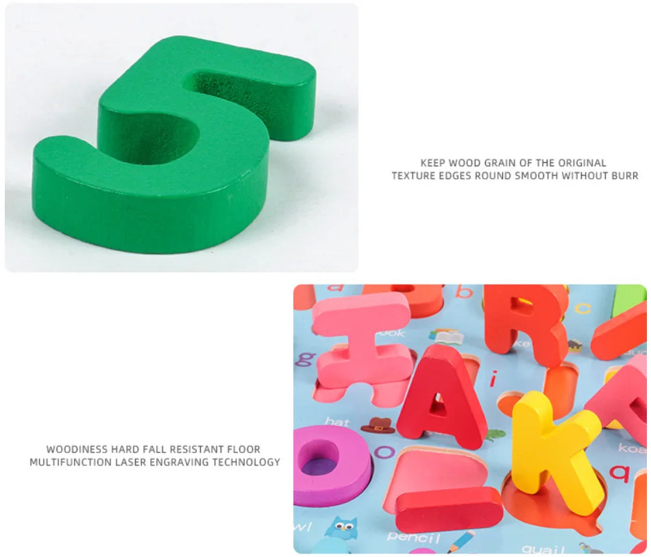 Kids 3D Wooden Puzzle Toys