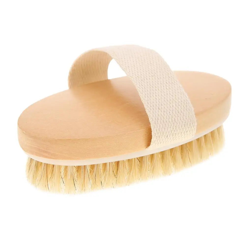 Bathing Brush Dry Skin Body Soft Natural Bristle