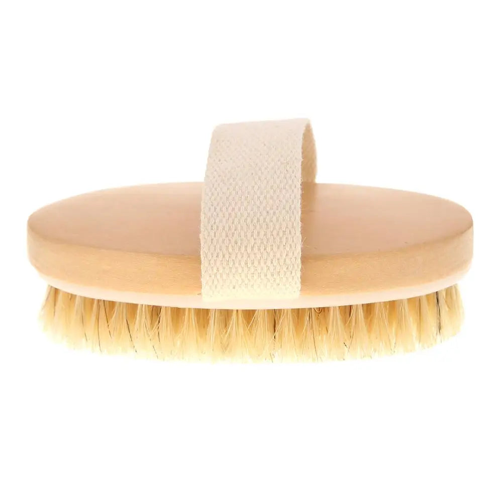 Bathing Brush Dry Skin Body Soft Natural Bristle