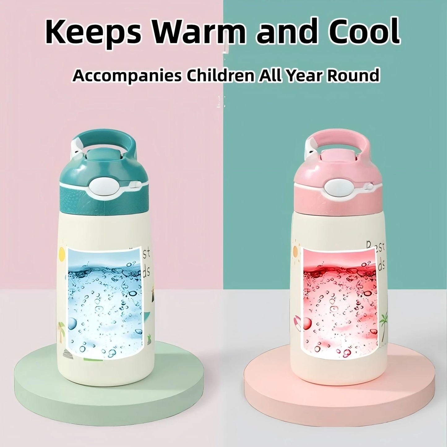 Children Thermos Water Bottle (400 ML)