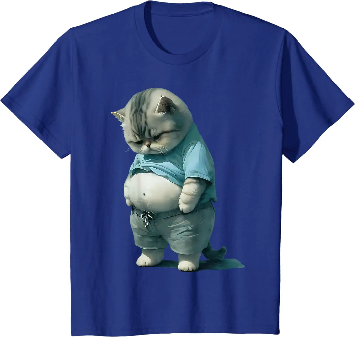 Fat Cat Art T-Shirt for Men