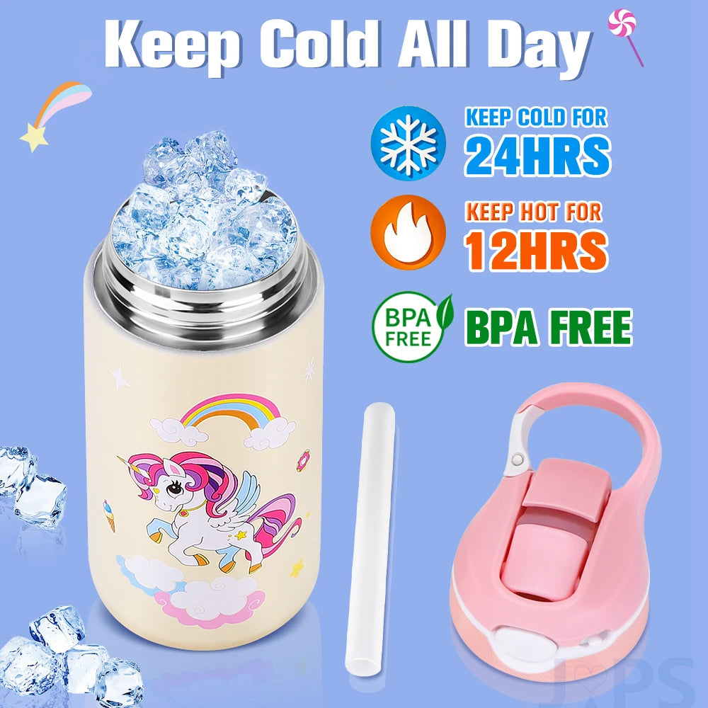 Kids Water Bottle Cartoon Cup