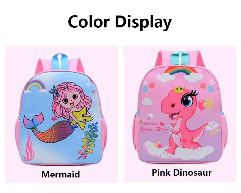 Cartoon Dinosaur School Bags