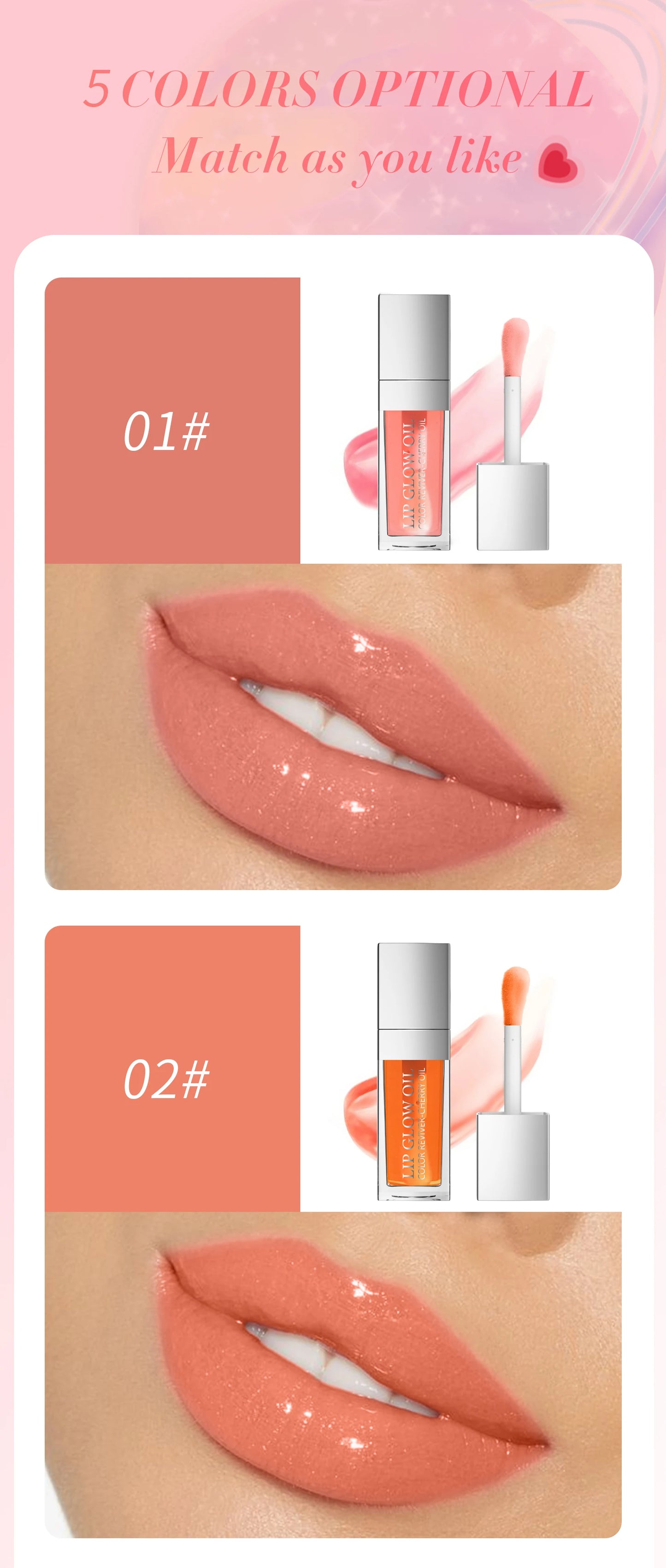 Crystal Jelly Moisturizing Lip Glow Oil