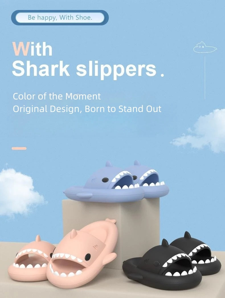 Cartoon Shark Slippers