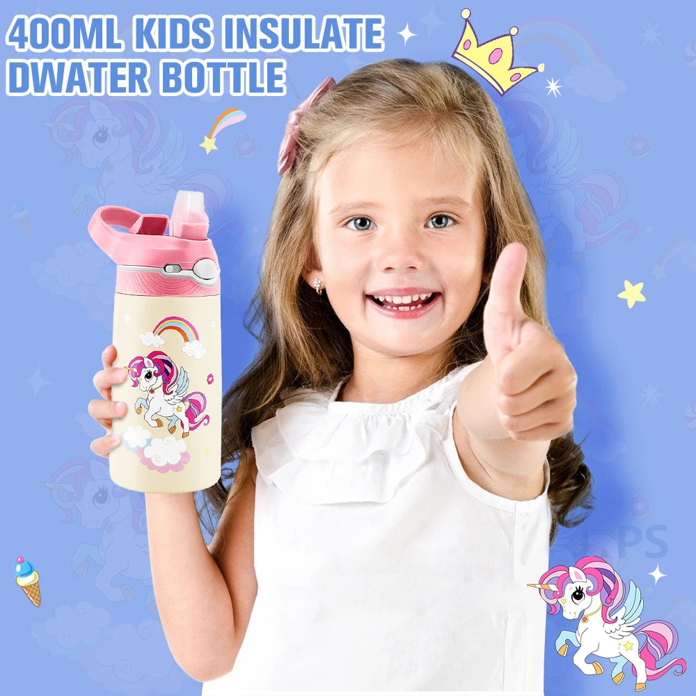 Kids Water Bottle Cartoon Cup