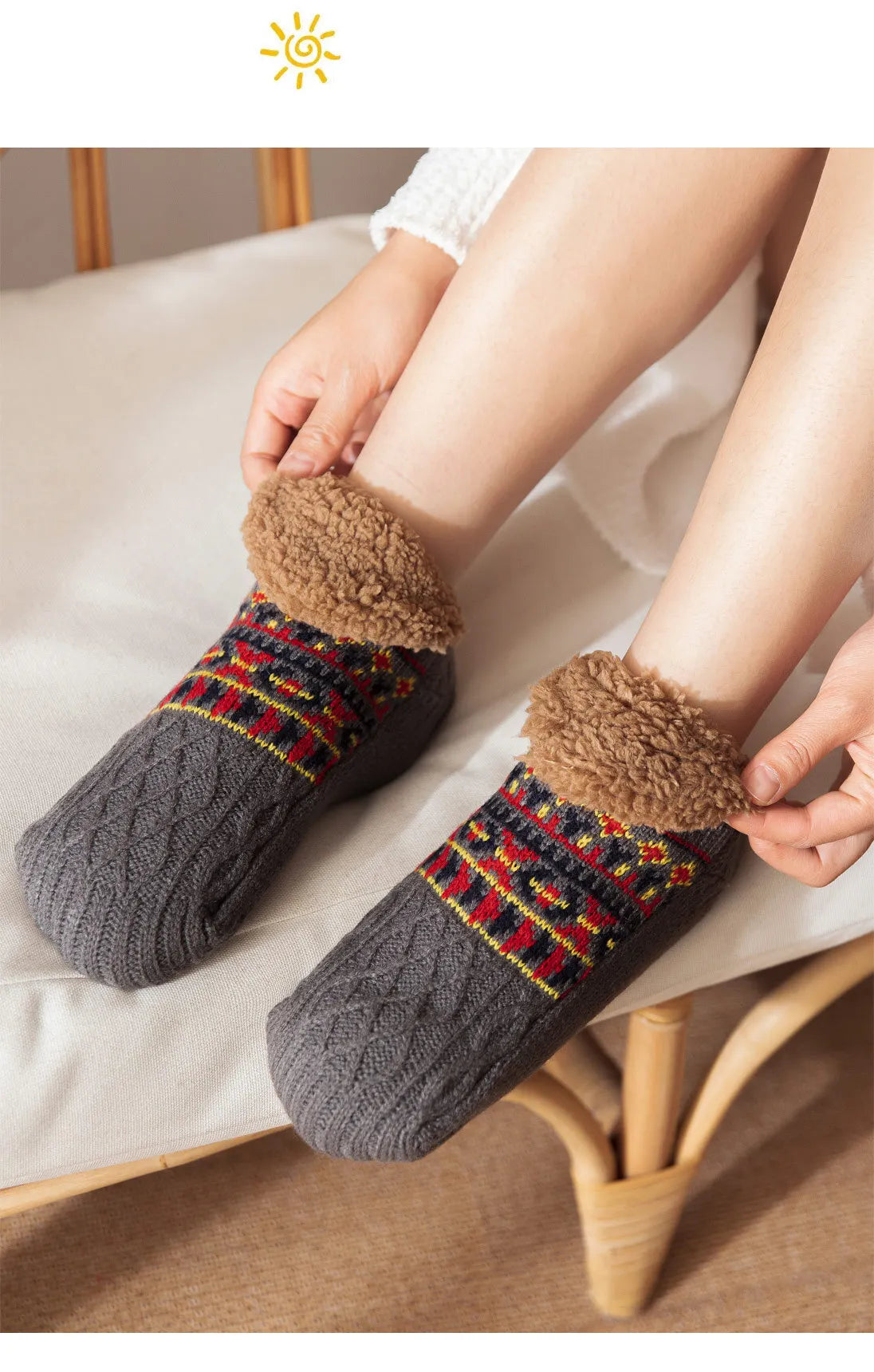 Warm Winter Non-slip Floor Socks