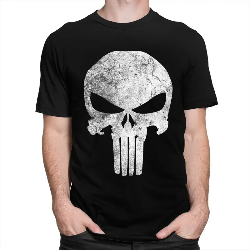 Punisher Skull T Shirt for Men