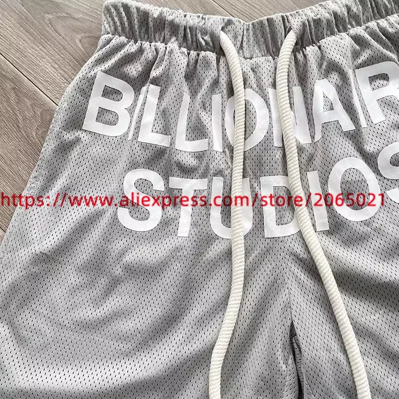 Billionaire Shorts Men  Mesh Drawstring Breeches