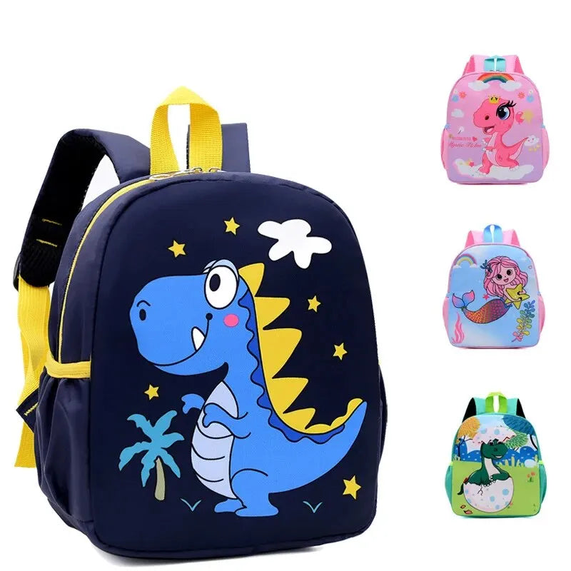 Cartoon Dinosaur School Bags