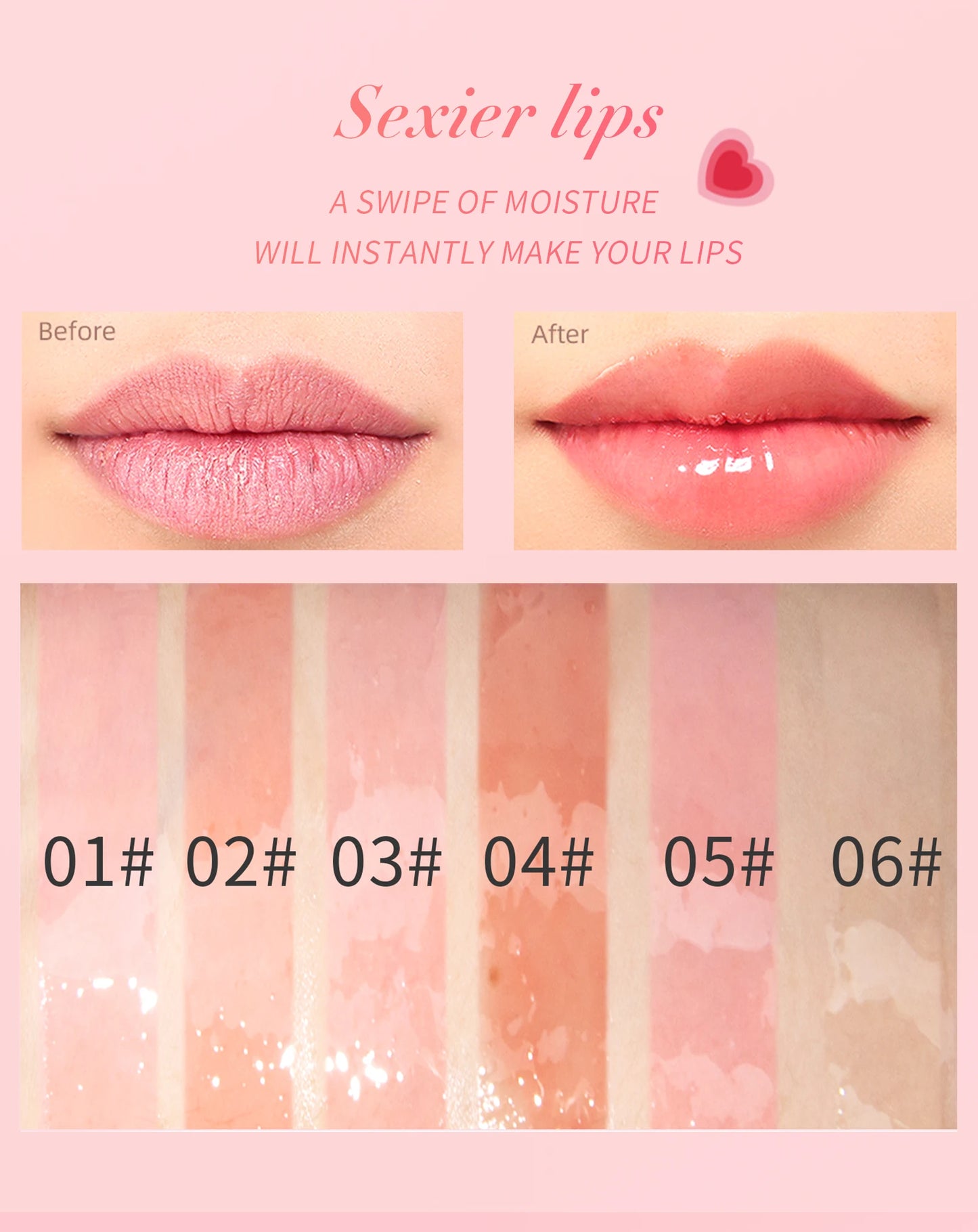 Crystal Jelly Moisturizing Lip Glow Oil