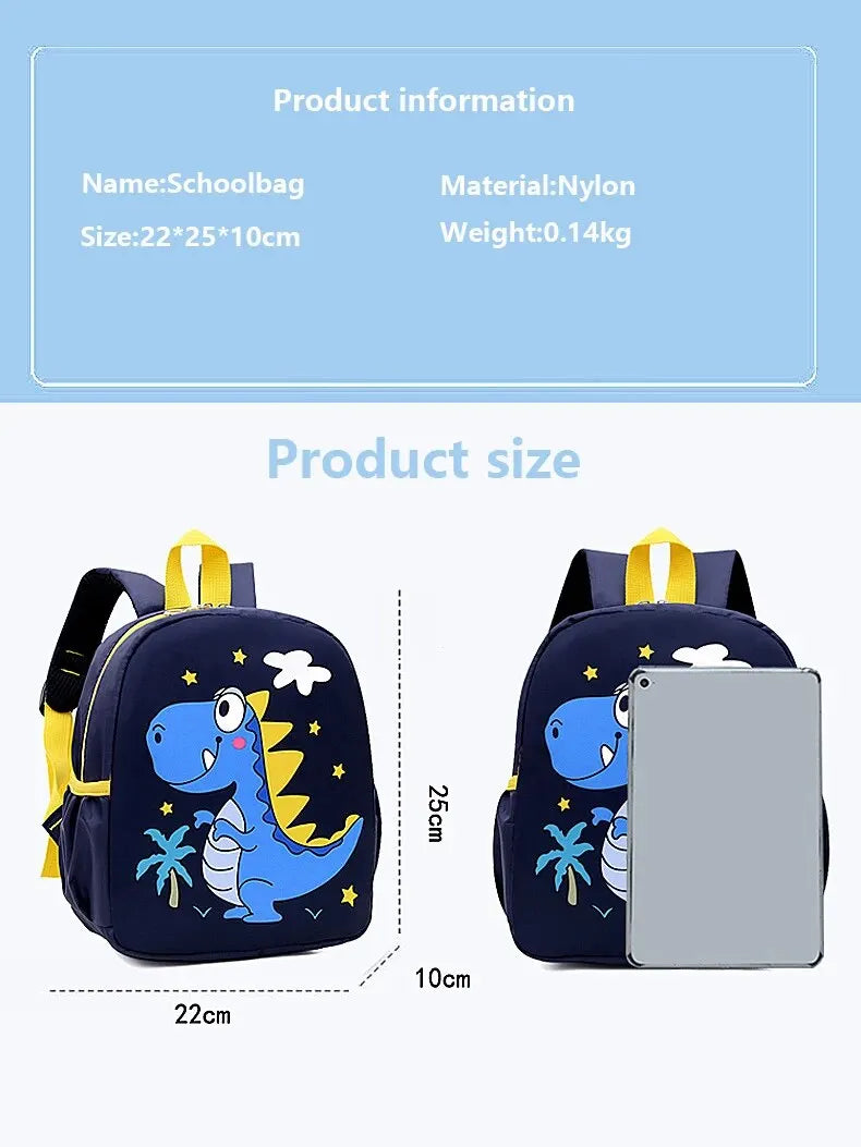 Cartoon Dinosaur School Bags