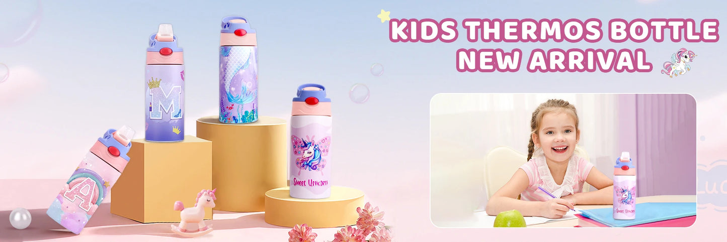 Kids Water Bottle Cartoon Cup